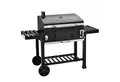 Produktbild: TAINO Holzkohlegrill, HERO XXL, Grillwagen, Smoker, integriertes Thermometer, klappbare Seitentische