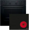 Produktbild: BOSCH Elektro-Herd-Set HEF010BA1 + NKN645GA2E, mit nachrüstbar, Schnellaufheizung, Halogen-Innenbeleuchtung, Restwärmeanzeige