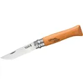 Produktbild: Opinel No 9 - Taschenmesser mit 9 cm Carbonstahlklinge und Buchenholzgriff