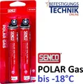 Produktbild: 2x Gaskartuschen Polar Gas für Senco Paslode Tjep Makita Hitachi BeA 165mm 80ml