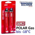 Produktbild: 2x Gaskartuschen Polar Gas roter Ring für Senco Paslode Tjep Makita Hitachi BeA 165mm 80ml