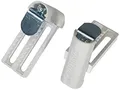 Produktbild: Gardinia 10004205 Universal Klemmträger 2 Stück, Inkl. Inbusschlüssel, Montage ohne Schrauben und Bohren, Weiß, Metall/Kunststoff, Verstellbereich 6-26 mm