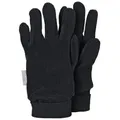 Produktbild: Sterntaler® Fleecehandschuhe Fingerhandschuhe uni (1-St) aus Mircofleece und elastischem Bündchen bunt|schwarz 8