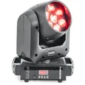 Produktbild: IBIZA E-WASH100 LED Wash Zoom Moving Head 7x15 Watt Zoomfunktion DJ Party Effekt