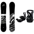Produktbild: F2 Snowboard F2 Set Snowboard Blackdeck Schwarz 143cm + Sonic Pro Bindung M schwarz Blackdeck 143cm + Bindung M