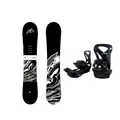 Produktbild: F2 Set Snowboard Blackdeck Schwarz 143cm + Sonic Pro Bindung M