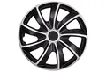 Produktbild: NRM Radkappen 4× NRM Radkappe QUAD BICOLOR silber/schwarz 16