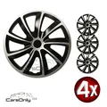Produktbild: Radkappen Radblenden NRM Quad Bicolor Silver Black 16 Zoll silber schwarz