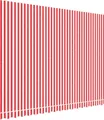 Produktbild: vidaXL Markisenbespannung Rot und Weiß Gestreift 4x3 m