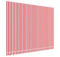 Produktbild: vidaXL Markise Markisenbespannung Rot und Weiß Gestreift 4x3 m