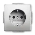 Produktbild: Busch-Jaeger 2011-0-3850 Schuko Silber Steckdose (2011-0-3850)