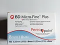 Produktbild: BD Microfine plus 8mm 100 Stck. (0,25mm 31 G) Verp. leicht beschädigt,Inhalt neu