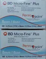 Produktbild: 2 x BD Micro-fine plus 8mm Pentapoint Pennadeln Sonderaktion