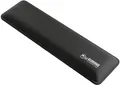 Produktbild: Glorious Gaming Padded Keyboard Wrist Rest (TKL, 25 mm stark) - gesteppte Ränder, glatte Stoffoberfläche, rutschfeste Gummibasis, mittlere Festigkeit, 360 x 100 x 25 mm - Schwarz