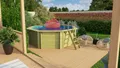 Produktbild: Karibu Achteckpool Massivholzpool kdi Schwimmbecken Gartenpool, Massivholz, witterungsbeständig, wetterfest
