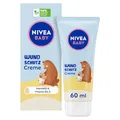 Produktbild: NIVEA Baby Wundschutzcreme, Babycreme lindert Rötungen im Windelbereich, hypoallergene Baby Feuchtigkeitscreme mit natürlichem Mandelöl, Panthenol, Zinkoxid + Vitamin E für zarte Babyhaut (60 ml)
