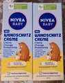 Produktbild: 2x Nivea Baby Beruhigende Wundschutzcreme 2x 60ml Sanfter Schutz Mandelöl Windel