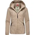 Produktbild: Ragwear Outdoorjacke Dizzie Wasserdichte Übergangsjacke mit großer Kapuze braun M (38)