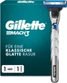 Produktbild: Gillette Mach3 Turbo Rasierer Herren Nassrasierer 1 Ersatzklinge Grau