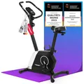 Produktbild: Christopeit Heimtrainer „Activ“ – leises Fitnessbike mit Magnetbremse, 14 Widerstandsstufen, LCD-Display, Pulsmessung & Tablet-Halterung (schwarz)