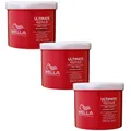 Produktbild: Wella Ultimate Repair Mask 3 x 500 ml für geschädigtes strapaziertes Haar Set