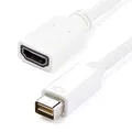 Produktbild: StarTech.com Mini DVI auf HDMI®-Adapter Kabel - Mini DVI (Stecker) (32 pin) zu HDMI (Buchse) (19 pin) - für MacBooks® und iMacs®