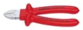Produktbild: Knipex Seitenschneider verchromt 180 mm tauchisoliert - 70 07 180