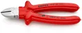 Produktbild: KNIPEX 70 07 180 Seitenschneider tauchisoliert, VDE-geprüft verchromt 180 mm