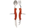 Produktbild: FoxOutdoor Besteck-Set FoxOutdoor Taschenmesserbesteck, 6 in 1, rot, teilbar, 6-teilig