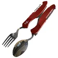 Produktbild: Fox Outdoor Taschenmesserbesteck 6 in 1 Aluminium Schalen teilbar, Messer Gabel