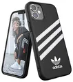Produktbild: adidas Hülle Entwickelt für iPhone 12 Mini 5.4, Fallgeprüfte Hüllen, stoßfeste erhöhte Kanten, Original Formgegossene Schutzhülle, Schwarz / Weiß
