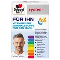 Produktbild: Doppelherz system FÜR IHN – Vitamine, Mineralstoffe und Spurenelemente – abgestimmt auf den Nährstoffbedarf des Mannes – 30 Tabletten