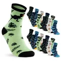 Produktbild: sockenkauf24 Socken 10 Paar Kinder Socken Jungen & Mädchen Baumwolle Kindersocken (23-26) - 54395 lila 23-26