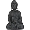 Produktbild: Relaxdays Buddha, Anthrazit, Kunststoff, 24x40x15 cm, Dekoration, Skulpturen & Dekoobjekte, Buddha Figuren