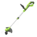 Produktbild: 40V Akku Rasentrimmer und Kantenschneider 2-In-1 mit Stützrad Greenworks G40LT33