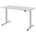 Produktbild: Hammerbacher-Sitz-Steh-Schreibtisch el.160x80cm Grau-VXDSM16/5/S