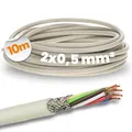 Produktbild: Lapp 10m LiYCY 0034602 Geschirmte Steuerleitung 2x0,5 mm² Datenleitung