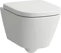 Produktbild: LAUFEN MEDA Wand-WC Advanced kompakt, spülrandlos, Silent Flush, 360x490mm, verdeckte Befestigung Tiefspüler, H8201137570001