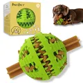 Produktbild: Hundespielzeug Leckerli Ball Intelligenzspielzeug Snackball Futterball 6 cm Grün