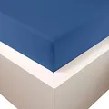 Produktbild: Traumschloss Spannbetttuch »Premium Plus« Mako Baumwolle mit Lyocell & Elasthan | Edel-Jersey | wärmt im Winter & kühlt im Sommer | royal | 180-200x200-220cm