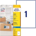 Produktbild: AVERY Zweckform J8167-25 Versand-Etiketten (A4, 25 Stück, 199,6 x 289,1 mm, 25 B
