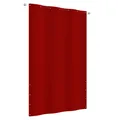 Produktbild: Balkon-Sichtschutz Rot 140x240 cm Oxford-Gewebe