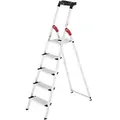 Produktbild: Hailo Stufenleiter L80 Comfortline Silber 4 Stufen 45 x 85 x 146 cm