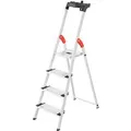 Produktbild: Hailo Alu-Haushaltsleiter XXL L80 Comfortline 4-stufig