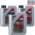 Produktbild: 3x LIQUI MOLY 3740 Top Tec 4300 5W-30 Hightech Leichtlauf Motoröl Synthese 1L