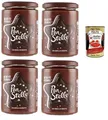 Produktbild: Pan di Stelle Creme 4x380g Haselnuss-Kakao-Aufstrich Cremig & Knusprig +Polpa
