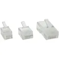 Produktbild: 10x Inline® Modularstecker 6P4C RJ11 zum Crimpen auf Rundkabel