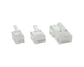 Produktbild: Inline Modularstecker 6P4C RJ11 zum Crimpen auf Rundkabel, 10er Pack Netzwerk-Adapter