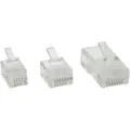 Produktbild: InLine® 10er Pack Modularstecker 6P4C RJ11 zum Crimpen auf Rundkabel
