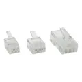 Produktbild: InLine® Modularstecker 6P4C RJ11 zum Crimpen auf Rundkabel, 10er Pack